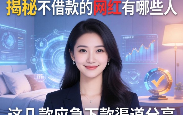 揭秘不借款的网红有哪些人，这几款应急下款渠道分享