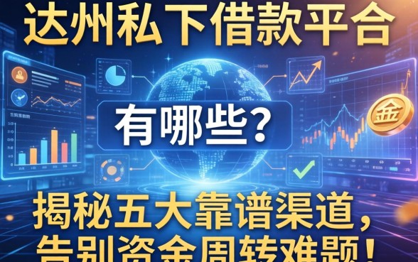 达州私下借款平台有哪些?揭秘五大靠谱渠道,告别资金周转难题!