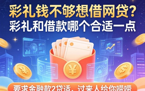 彩礼钱不够想借网贷？彩礼和借款哪个合适一点，过来人给你唠唠