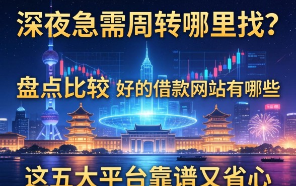 深夜急需周转哪里找？盘点比较好的借款网站有哪些，这五大平台靠谱又省心