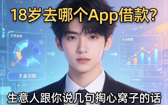 18岁去哪个App借款？生意人跟你说几句掏心窝子的话