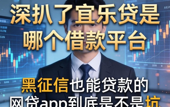 我深扒了宜乐贷是哪个借款平台，黑征信也能贷款的网贷app到底是不是坑
