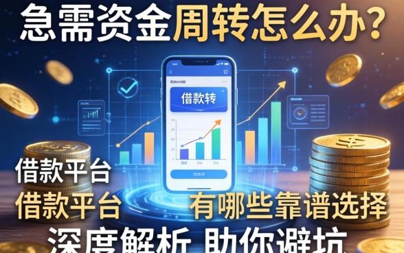 急需资金周转怎么办？带有字的借款平台有哪些靠谱选择？深度解析助你避坑