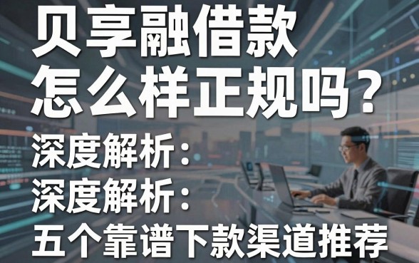 贝享融借款怎么样正规吗?深度解析及五个靠谱下款渠道推荐
