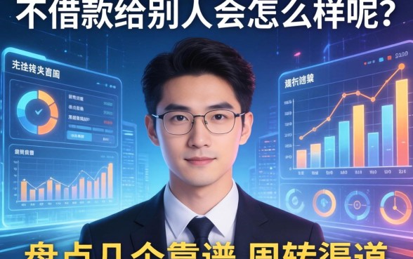 不借款给别人会怎么样呢？盘点几个靠谱的周转渠道