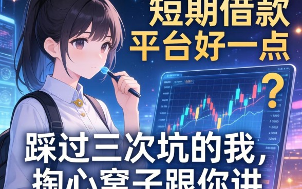 短期借款哪个平台好一点？踩过三次坑的我，掏心窝子跟你讲