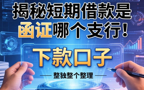揭秘短期借款是函证哪个支行，整理出这些下款口子