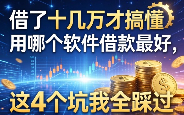 借了十几万才搞懂用哪个软件借款最好，这4个坑我全踩过