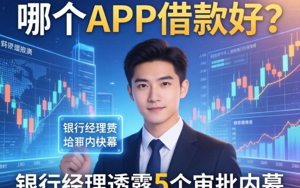 从哪个APP借款好？银行经理透露5个审批内幕