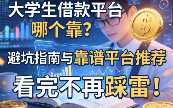 大学生借款平台哪个靠？避坑指南与靠谱平台推荐，看完不再踩雷！