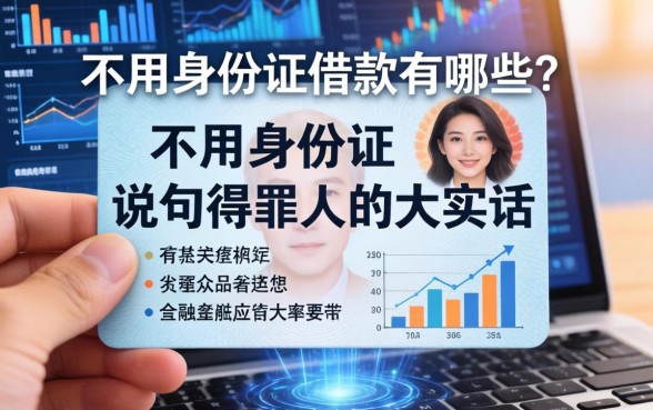 不用身份证的借款有哪些？说句得罪人的大实话