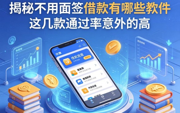 揭秘不用面签的借款有哪些软件，这几款通过率意外的高