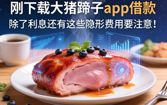 刚下载大猪蹄子app想借款，除了利息还有这些隐形费用要注意！