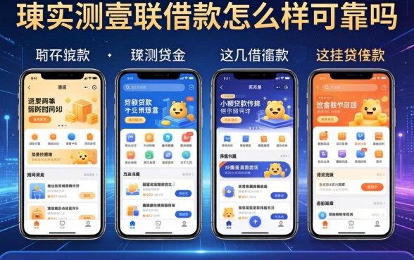 我实测壹联借款怎么样可靠吗，这几款1000至5000的小额贷款软件反而更值得看