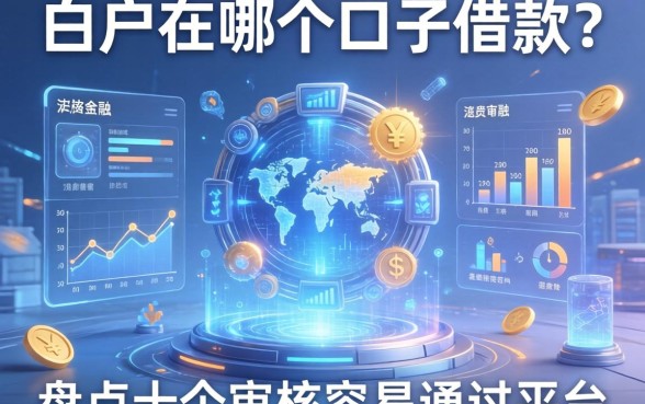 白户在哪个口子借款？盘点十个审核容易通过的平台