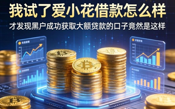 我试了爱小花借款怎么样，才发现黑户成功获取大额贷款的口子竟然是这样
