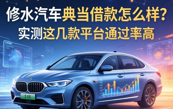 修水汽车典当借款怎么样？实测这几款平台通过率高