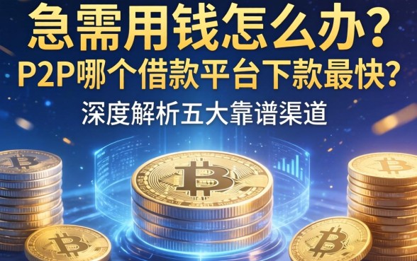 急需用钱怎么办?P2P哪个借款平台下款最快?深度解析五大靠谱渠道
