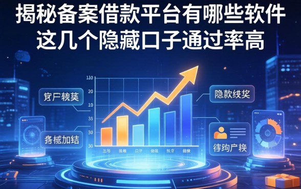 揭秘备案借款平台有哪些软件，这几个隐藏口子通过率高