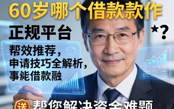 60岁哪个借款软件能用？正规平台推荐与申请技巧全解析，帮您解决资金难题