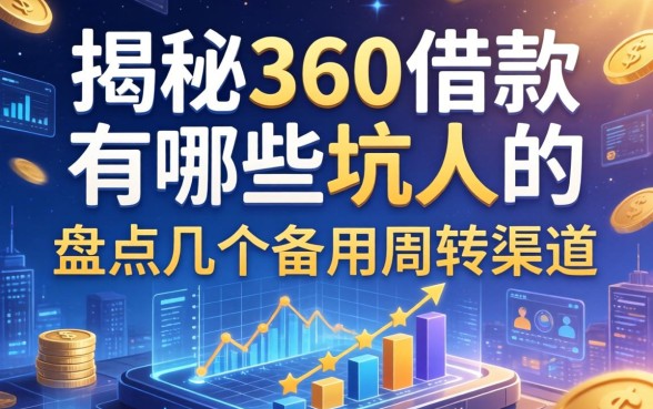 揭秘360借款有哪些坑人的,盘点几个备用周转渠道