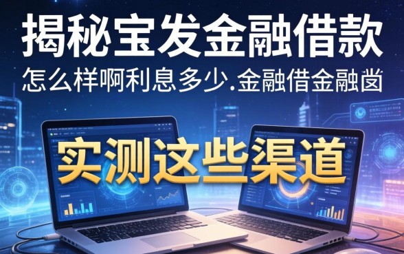 揭秘宝发金融借款怎么样啊利息多少，实测这些渠道