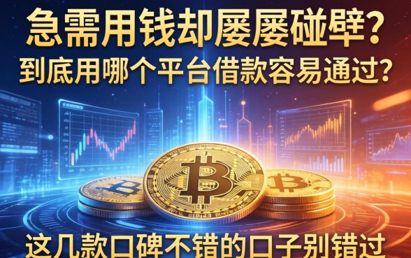 急需用钱却屡屡碰壁？到底用哪个平台借款容易通过？这几款口碑不错的口子别错过