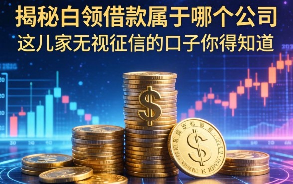 揭秘白领借款属于哪个公司，这几家无视征信的口子你得知道