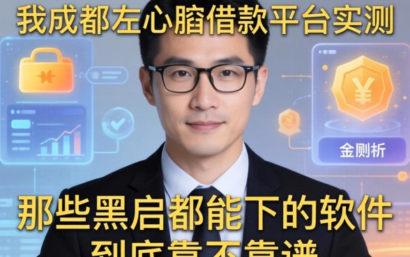 我在成都左心房借款平台实测，那些黑户都能下的软件到底靠不靠谱