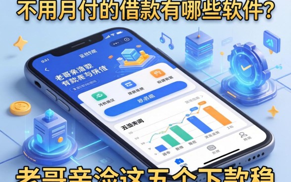 不用月付的借款有哪些软件？老哥亲测这五个下款稳