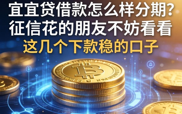 宜人贷借款怎么样分期？征信花的朋友不妨看看这几个下款稳的口子