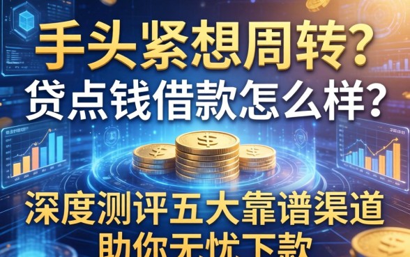 手头紧想周转？贷点钱借款怎么样？深度测评五大靠谱渠道助你无忧下款