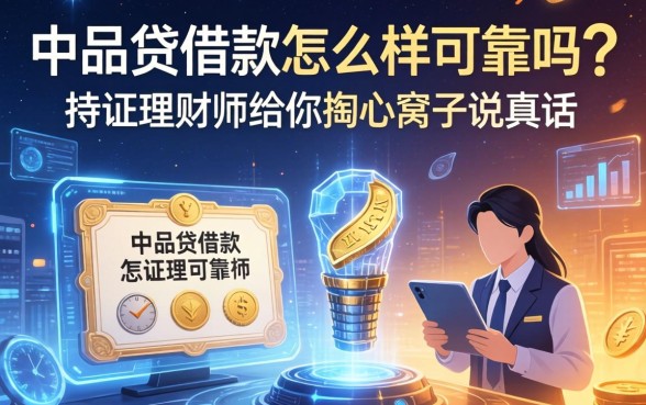 一品贷借款怎么样可靠吗?持证理财师给你掏心窝子说真话