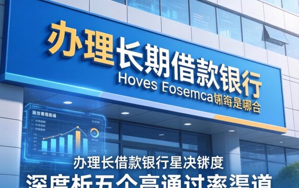 办理长期借款的银行是哪个？深度解析五个高通过率渠道