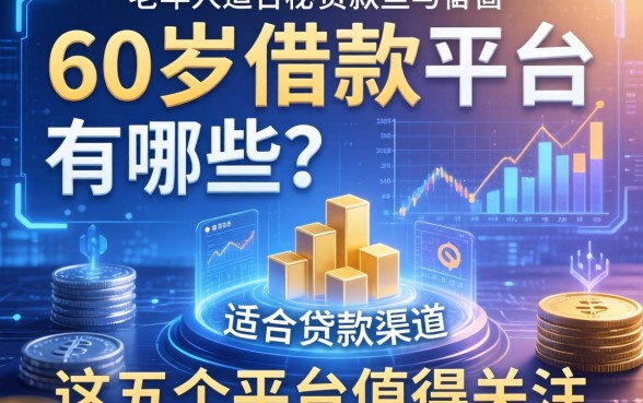 60岁借款平台有哪些？揭秘适合老年人的贷款渠道，这五个平台值得关注