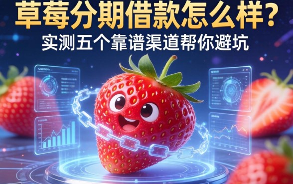 草莓分期借款怎么样?实测五个靠谱渠道帮你避坑