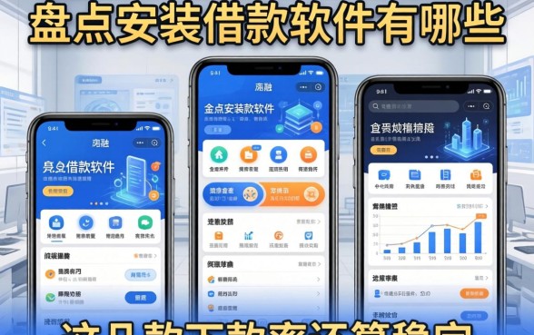 盘点安装借款软件有哪些平台,这几款下款率还算稳定