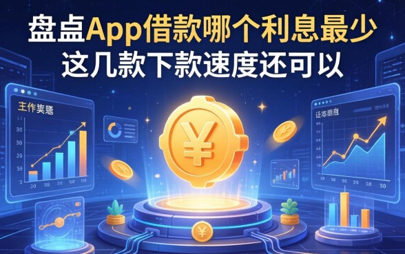 盘点app借款哪个利息最少，这几款下款速度还可以