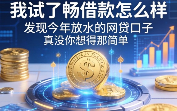 我试了畅借款怎么样,发现今年放水的网贷口子真没你想得那么简单