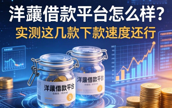 洋罐罐借款平台怎么样？实测这几款下款速度还行