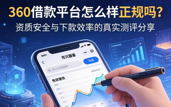 360借款平台怎么样正规吗？资质安全与下款效率的真实测评分享