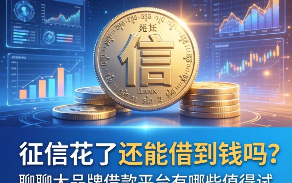 征信花了还能借到钱吗？聊聊大品牌借款平台有哪些值得试