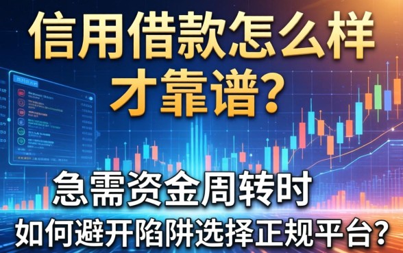 信用借款怎么样才靠谱？急需资金周转时，如何避开陷阱选择正规平台？