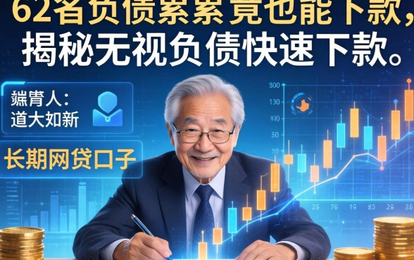 我62岁负债累累竟也能下款，揭秘无视负债快速下款的长期网贷口子