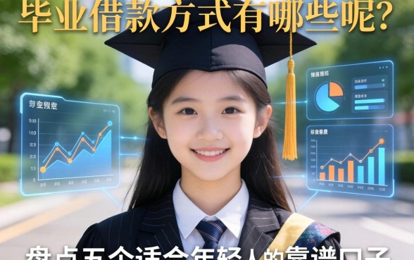 毕业借款方式有哪些呢?盘点五个适合年轻人的靠谱口子