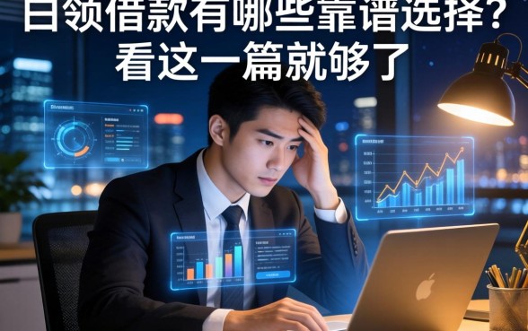 深夜加班后的资金焦虑:白领借款有哪些靠谱选择?看这一篇就够了