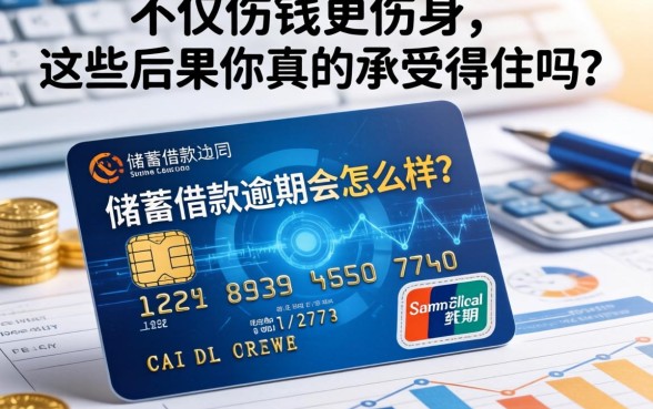 储蓄卡借款逾期会怎么样？不仅伤钱更伤身，这些后果你真的承受得住吗？