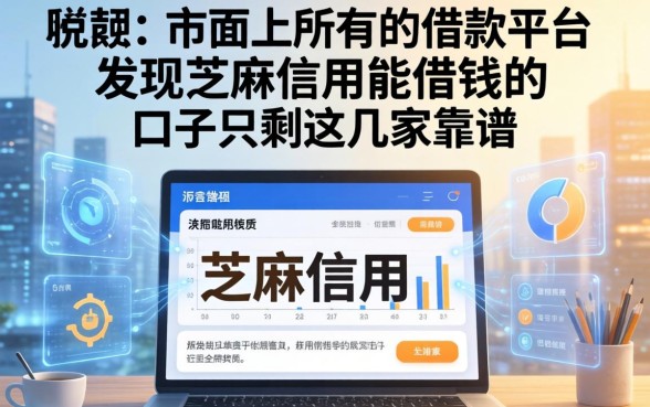 我翻了市面上所有的借款平台，发现芝麻信用能借钱的口子只剩这几家靠谱