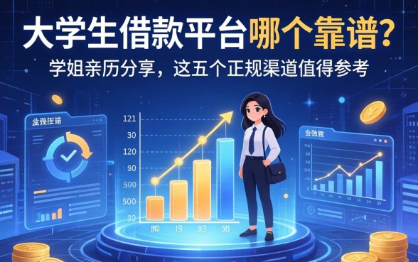大学生借款平台哪个靠谱？学姐亲历分享，这五个正规渠道值得参考