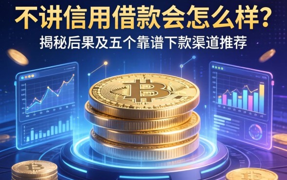 不讲信用借款会怎么样？揭秘后果及五个靠谱下款渠道推荐